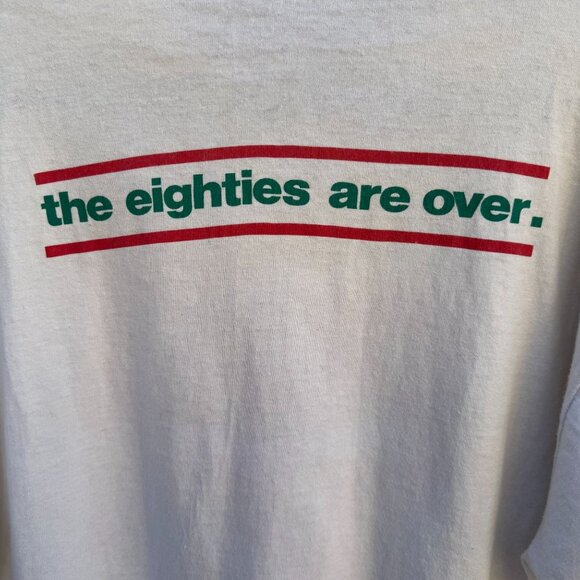 Pizza Man Vintage 80s Graphic Tee Retro The Eighties Are Over Humor Movie Shirt - Picture 10 of 11